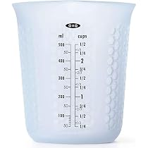 OXO 計量カップ 電子レンジ対応 シリコン メジャーカップ 中 500ml w17b8b5 楽天市場】OXO 計量カップ 500ml ガラスメジャーカップ 中 GG （ 耐熱