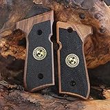 Beretta 92FS、92、92F、92A1、92FS INOX、92G、92D、96、96D、96A1、M9A1対応サムライエッジラクーンシティスターズロゴグリップ(ダークウォルナット)