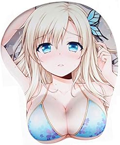おっぱいマウスパッドお尻マウスパッド滑り止め キーボードパッド マウスパッド アニメ3 Dのセクシーなマウスパッド A Geartics