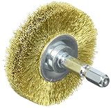 サンフレックス(sumflex) 六角軸ホイールブラシ 真鍮 直径50mm No.4025H2