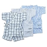 Bobson (ボブソン ) 甚平 (80～110cm) キムラタンの子供服 (88330-171b) サックス 95