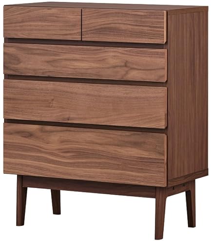木製タンス Amazon｜ローチェスト 収納棚 120cm幅3段 ウォールナット446434