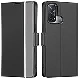 OPPO Reno5 A ケース 手帳型 薄型 軽量ケース 薄型ケース おっぽ Reno5A ケース Reno 5A ケース カバー reno5aスマホケース reno 5a手帳型 reno5 a ケース 手帳ケース RENO5A 携帯カバー opporeno5aスマホケース OPPO Reno5 A ワイモバイル 楽天モバイル SIMフリー eSIM 対応版 リノ5 A 対応 ケース リノ5A ケース oppo reno5a 手帳 OPPOneno5a ケース CASE opporeno 5a ケースカバー 適用 【BonwFzin】 軽量 薄いケース 炭素繊維調 PU レザー マグネット 手帳 軽い 薄い カードケース スマホケース カード収納 耐衝撃 手帳ケース カード入れ スタンド 2色組合 グレー + ブラック