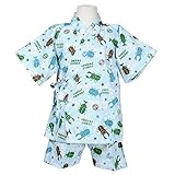 キッズ用男の子甚平上下2点セット 9458 120cm ブルー