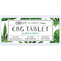 Amazon | ［CBD Library×MOSTY food］CBGタブレット - ヘンプ＆ミント
