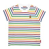 [ミキハウス] MIKIHOUSE ♪Every Day mikihouse♪ ボーダー半袖Ｔシャツ(70cm-150cm) 12-5219-956 白 150cm