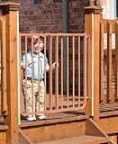 Stairway Special Baby/Pet Gate for Outdoors Colors: Brown by Cardinal Gates [並行輸入品]