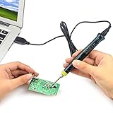 USB半田ごて USBポートから手軽に給電 接続後15秒で使用可 出力8W 軽量コンパクト FMTSI20U