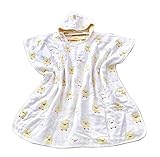 ラブリーベビーフード付きバスタオルキッズクロークバスタオルバスローブダック