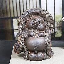 一品作品 信楽焼手捻り狸 高さ15cm 一品作品 信楽焼手捻り狸 高さ15cm