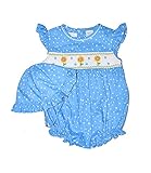 Carriage Boutique SHIRT ベビー・ガールズ US サイズ: 3 Months カラー: ブルー