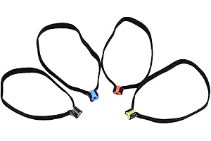 Huhudde 4個 フライフィッシングティペット 伸縮性 軽量 釣り用ティペット スプールリング フィッシングワイヤー リーダー タックルツール 交換用 釣り糸 スレッダー