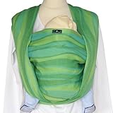 Didymos Baby Carrier Organic Wrap Sling, Waves Lime, Size 5 by Didymos [並行輸入品]