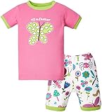 Hatley ハットレイ キッズ女の子 半袖半ズボンパジャマ(ちょうちょ) 3、95cm、3Y(97cm) マルチカラー 綿100% PJUINBU019