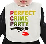 Perfect Crime Party ネクタイを有する有機ビブ Medium