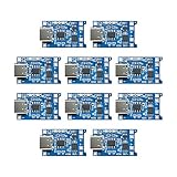 Aideepen 10個セット TP4056 Type-C USB 5V 1A リチウム電池充電器モジュール Type-C充電ボード デュアル保護機能