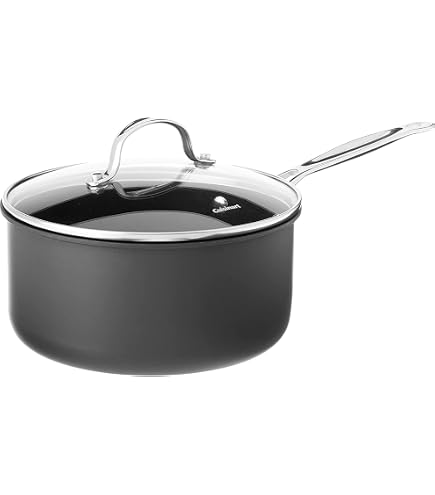 Calphalon 12-Inch Hard Anodized Jumbo Fry Pan With Lid – Nonstick, Induction Compatible