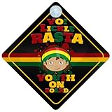 Lickle Rasta Youth On Board Car Sign New Baby / Child Gift / Present / Baby Shower Surprise by mybab
