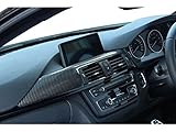 BMW 3シリーズ(F30/F31/F34)用 ダッシュパネル(助手席側) 綾織ブラックカーボ...
