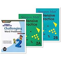 Singapore Math 3 Books Set for Grade 3 - Singapore Math Intensive