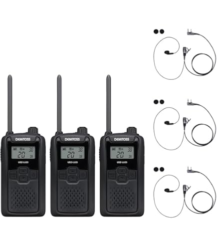Amazon | 3台セット (本体3台とイヤホンマイク3個)ケンウッド インカム