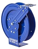 Coxreels P-LPL-150-AL Spring Rewind Hose Reel for air/water: 1/4 I.D., 50' hose capacity, less hose,