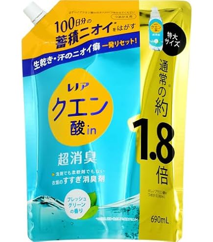 Amazon | レノア クエン酸 in 超消臭 クリアフローラルの香り 詰替