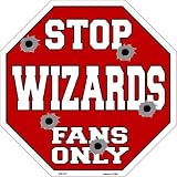 スマートブロンドWizardsファンのみメタルノベルティOctagon Stop Sign bs-272