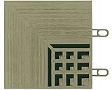 LIXIL(リクシル) INAX 高層用 バルコニー用ユニットタイル セライージー副部材 タイル飛散防止用 Dコーナーエッジ グレー TFU-DE/SG