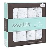 エイデンアンドアネイ Aden + Anais おくるみ 4枚セット swaddling wrap(カラー：14/night sky)【並行輸入】