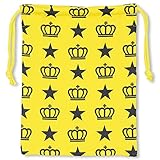 ベビードール 王冠ロゴキンチャク キッズ ベビー Mサイズ 総柄イエロー