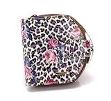 Gaosa 牛革 短財布 レディース カード 札入れ　小銭入れ 可愛い 二つ折り 大容量 多機能 (パープル)