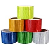 ILS - 3m Long Safety Caution Reflective Tape Warning Tape Sticker Self Adhesive Tape
