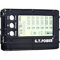 G.T.Power リポバッテリー チェッカー リポバッテリー 放電 リポ バランサー 【 2-6S バランス機能 放電機能 RC用サーボテスター機能 人気機種の互換品 正規品】 (2-6S(v1.1))