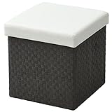 山善(YAMAZEN) スツール ブラウン 38×38×38.5cm