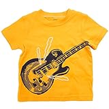 carters【カーターズ】　ロックギター イエロー半袖Tシャツ [並行輸入品]