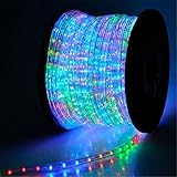 PYSICAL(TM) 110V 2-Wire Waterproof LED Rope Light Kit for Background Lighting,Decorative Lighting,Ou