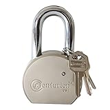 Centurionラウンドボディソリッドスチール南京錠 – 65 mmワイドボディ 60mm Shackle RPAD65