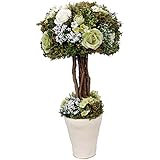 パラボッセオリジナル ドライフラワー キャンディトピアリー グリーン 横幅15cmx奥行15cmx高さ30cm dry flowers topiary