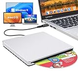 NOLYTH (ノリス) 外付けCDドライブ SuperDrive Apple用 スロットインCDバーナー DVDプレーヤー ノートパソコン用 USBポータブルDVDドライブ 光学ディスクリーダー アルミニウムCD ROM 外付けドライブ PC Mac MacBook Windowsコンピューター用