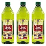 オーガニック エキストラバージン オリーブオイル 【大容量1リットル】 1,000ml 【有機JAS認定・EUオーガニック】Organic Extra Virgin Olive Oil 1,000ml （1L X 3本）
