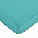 TL Care Supreme 100% Jersey Knit Crib Sheet, Turquoise by TL Care
