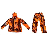 VOLCOM 迷彩ジャケット オレンジパンツセット Amazon | [トップシューター] リバーシブル迷彩ジャケット