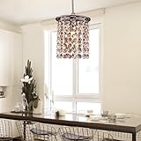 LightInTheBox 40W Modern Crystal Pendant Ceiling Light Fixture Simple Style, Bulb Included, Mini Sty