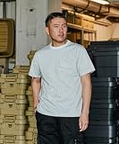 GORDON MILLER メンズ 半袖 ボーダー ポケット Tシャツ Mサイズ ホワイト/ブラック 1750815