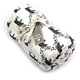 Kate Quinn Organic Fitted Crib Sheet (Onesize, Reindeer) by Kate Quinn Organics