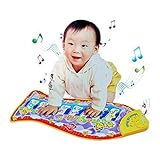 Vktech 魚型 ピアノ　音楽カーペット アンパンマン ドレミファ リトミックマット