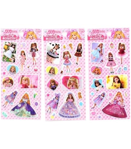 Amazon.co.jp: 古川紙工 リカちゃん 透明シールシート oshigoto Licca