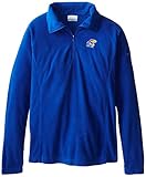 NCAA Kansas Jayhawks Collegiate Glacial II Half Zip Fleece Jacket XL ブルー