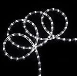 150' Commericial Grade Pure White LED Indoor/Outdoor Christmas Rope Lights on a Spool [並行輸入品]